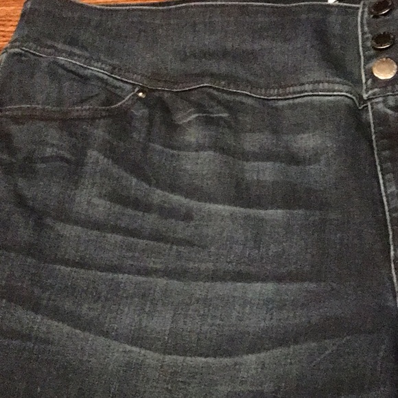 Lane Bryant three button zipper down Jeans - Picture 3 of 8